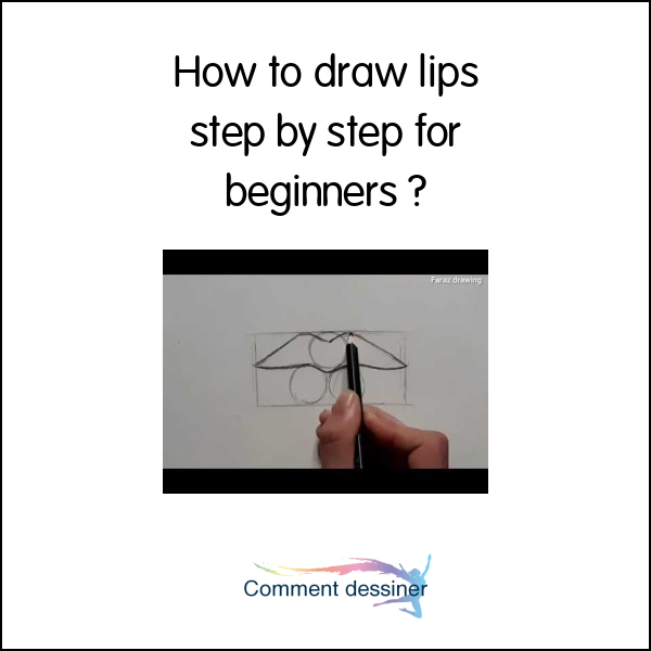 How to draw lips step by step for beginners